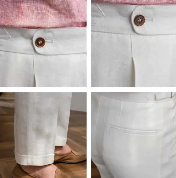 Men's Linen Casual Trousers - Choose By Portugal