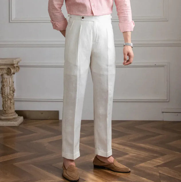 Men's Linen Casual Trousers - Choose By Portugal